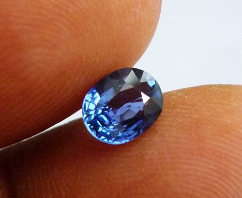 1.17CT BEAUTIFUL VITREOUS BIG 100% NATURAL BEST BLUE SAPPHIRE Carousel 1