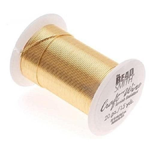 The Beadsmith Gold Color Wire 18 Gauge Carousel 1