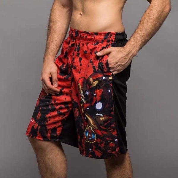 3D printing anime Dragonball men's sport shorts training basketball shorts Carousel 14