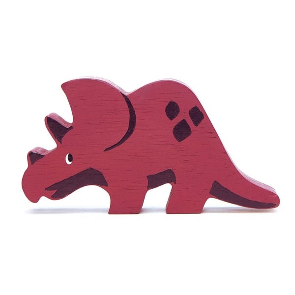 Tender Leaf Toys Wooden Dinosaur Triceratops Carousel 1