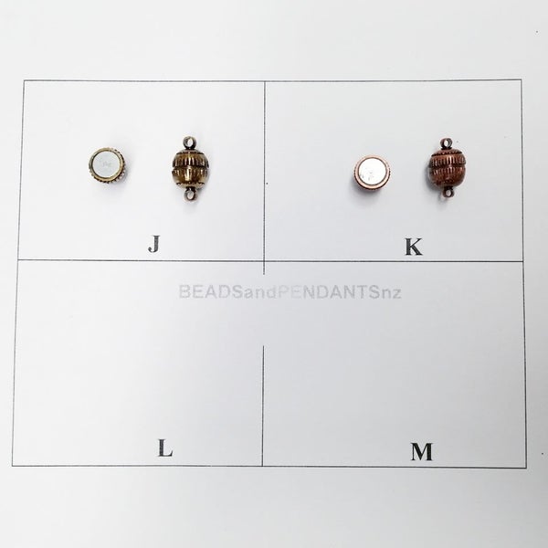Magnetic Clasp 8mm ( x1) Carousel 4