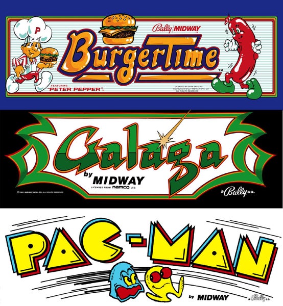 Arcade machine marquee / mylar / artwork Carousel 2