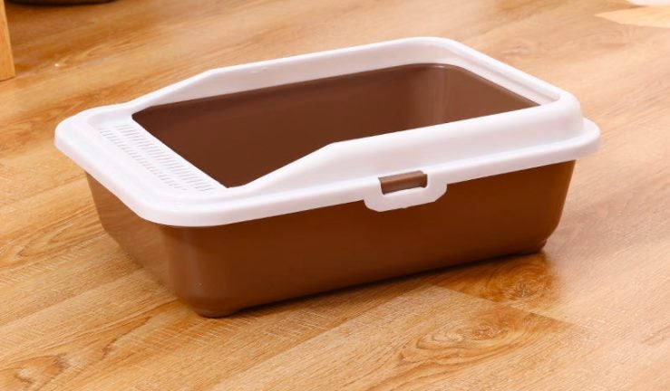 Cat Litter Box cat Toilet For Sandbox Cat Litter Box Cat Sand Basint Size Medium64297158017154113