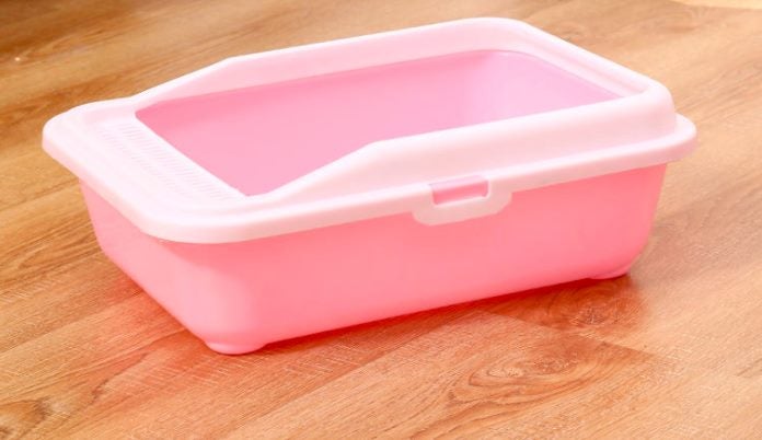 Cat Litter Box cat Toilet For Sandbox Cat Litter Box Cat Sand Basint Size Medium64297158017154114