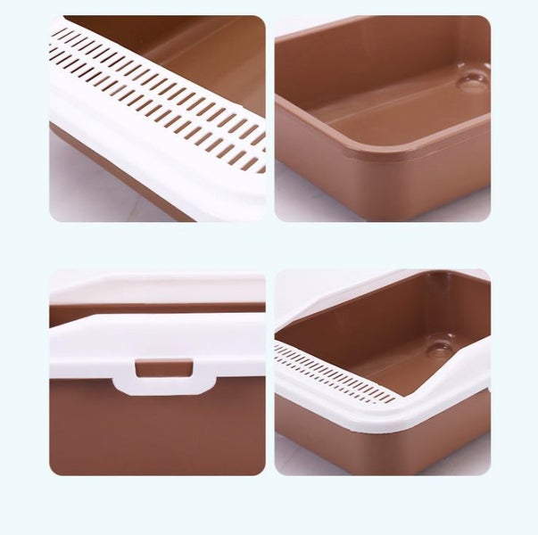 Cat Litter Box cat Toilet For Sandbox Cat Litter Box Cat Sand Basint Size Medium64297158017154112