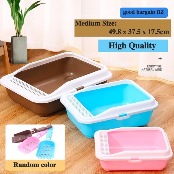 Cat Litter Box cat Toilet For Sandbox Cat Litter Box Cat Sand Basint Size Medium Carousel 1
