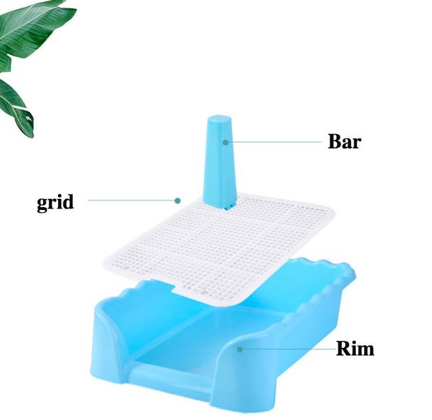 Portable Pet dog toilet Fence Tray Pad Puppy Training Potty Carousel 2