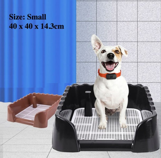 Portable Pet dog toilet Fence Tray Pad Puppy Training Potty Carousel 1