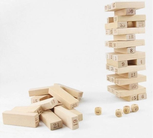 Tower Stacking Game Wooden Carousel 3