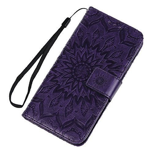 Galaxy s20 FE case embossed pu leather wallet sunflower ppl Carousel 2