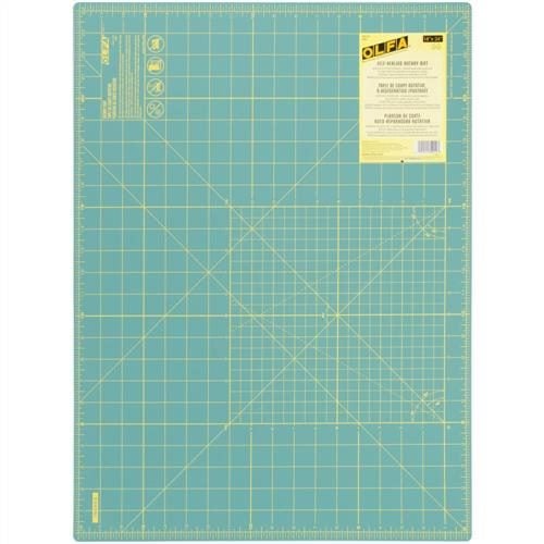 OLFA Gridded Cutting Mat 24" x 18" Carousel 1