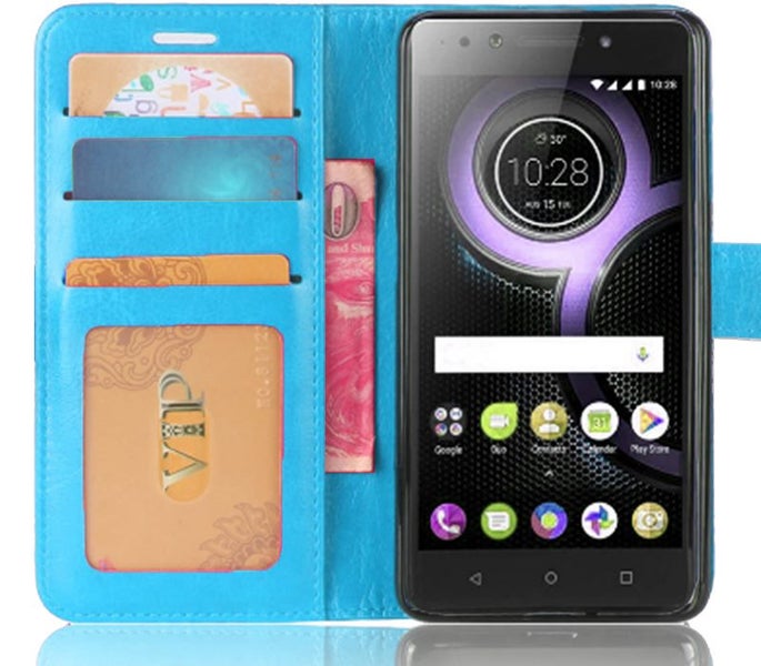 Vodafone smart P11 case vintage fine leather wallet 3 card slots ID kickstand Carousel 2