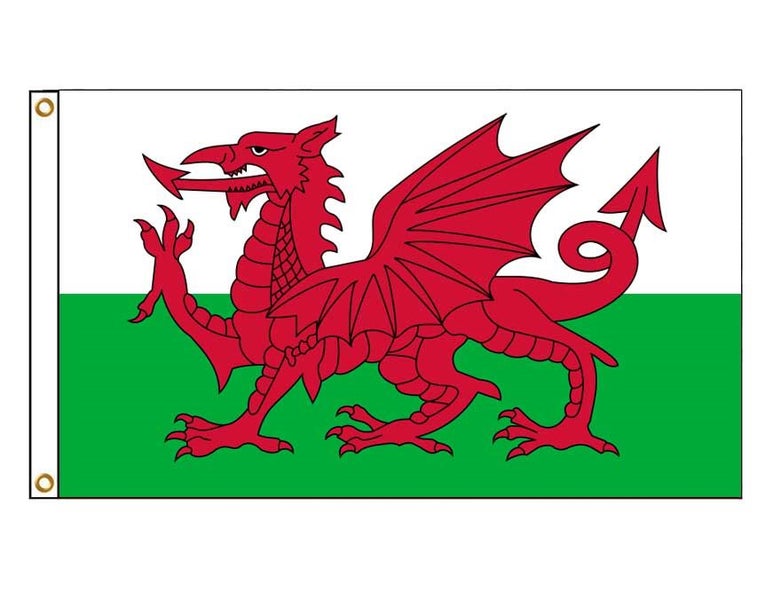 = Welsh Flag - Flag of Wales (Cymru Dragon) = Carousel 1