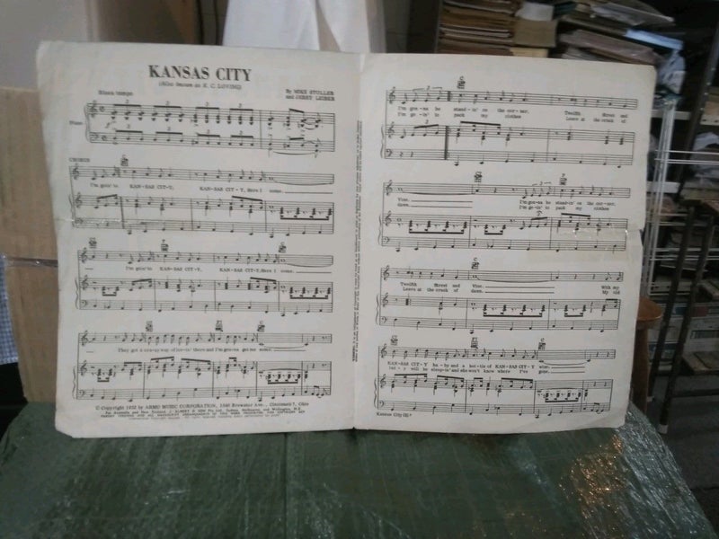 Sheet Music for " Kansas City... Carousel 2