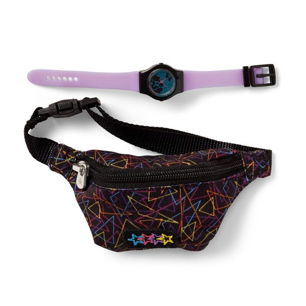 American Girl 18" Doll ~ COURTNEY'S BELT BAG & WATCH ~ brand new, unopened Carousel 2