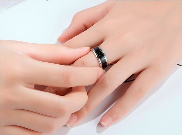 Temperature Ring Stainless Mood Emotion Feeling Intelligent Sensitive Rings Carousel 2