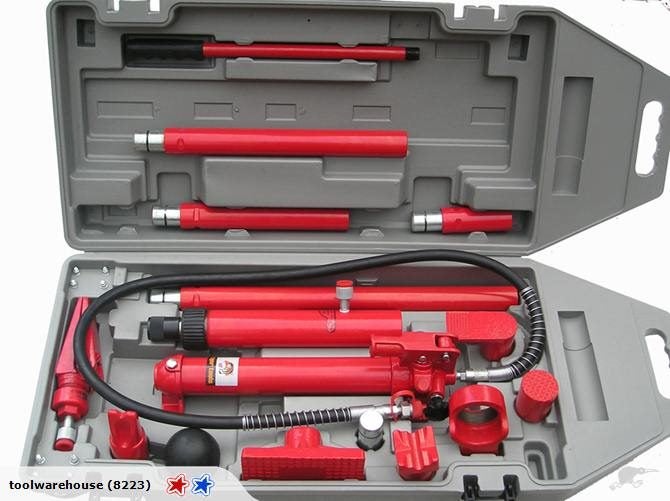 PORTA POWER 10 TON ** HYDRAULIC PORTA POWER ON WHEELS * 1 YEAR WARRANTY Carousel 1