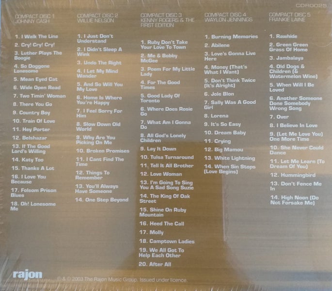 VARIOUS - COUNTRY STARS (5CD) Carousel 2
