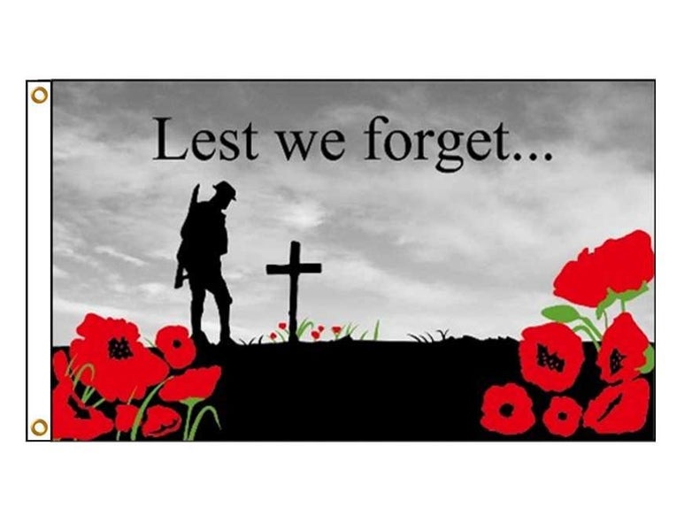 == Lest we Forget - ANZAC DAY Flag == Carousel 1