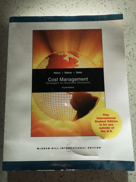 Cost Management (Fourth Edition) Strategies for Business Decisions Carousel 1