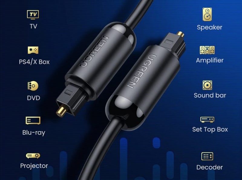 Digital Optical SPDIF 1.5m Premium Toslink Cable Carousel 2