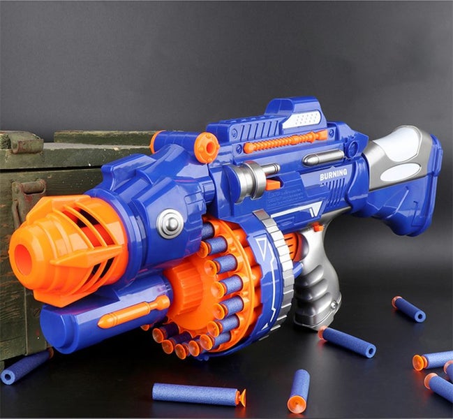Electric Foam Bullet Toy Gun Soft Blaster Automatic - Brand New NZ Stock Carousel 1