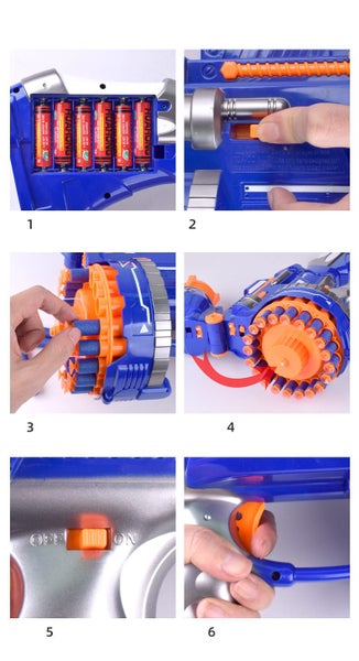 Automatic Toy Gun New Carousel 7