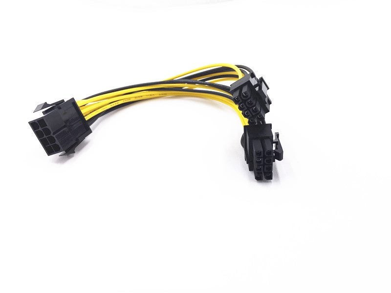 18AWG 20CM PCIe Female to Male VGA Splitter Cable 6pin to 8pin / 8pin to 2x 8pin Carousel 1