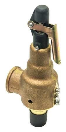 KUNKLE VALVE Safety Relief Valve, 1/2in.x3/4in., 250psi 31LD77 Carousel 1