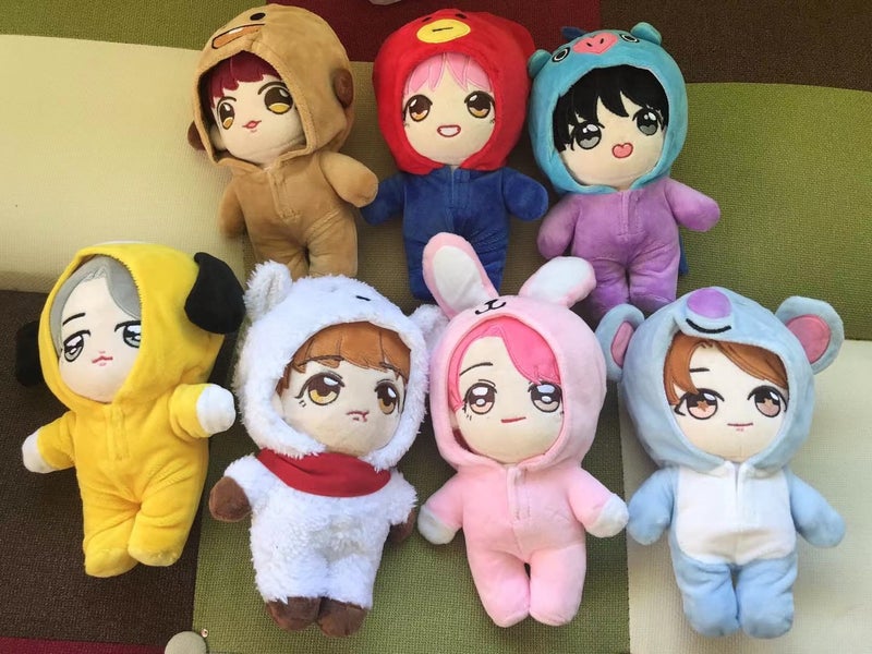 BTS cute figure doll Carousel 1