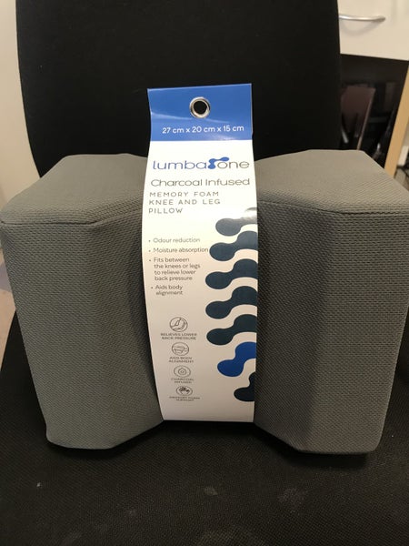 Lumba One Charcoal Infused Memory Foam Knee & Leg Pillow Carousel 1