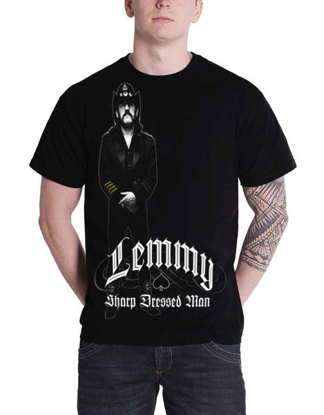 Motorhead T Shirt Lemmy Sharp Dressed Man Official Mens Black Carousel 1