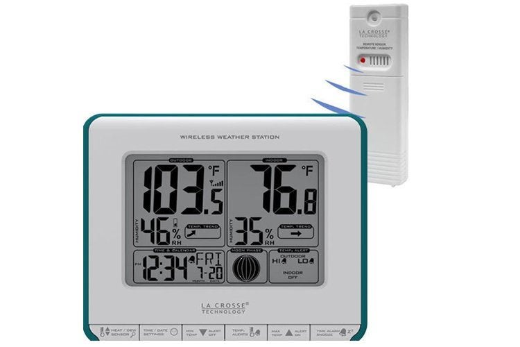 La Crosse Wireless Weather Station w/ Heat Index & Dew Point Carousel 2