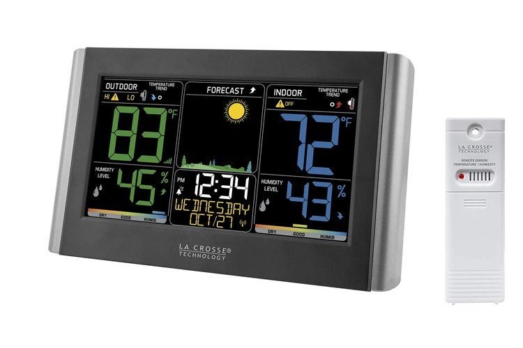 La Crosse Wireless Digital Color Forecast Weather Station C85845 Carousel 1
