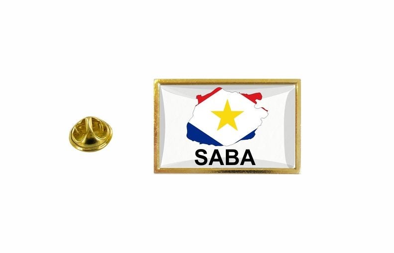 pins pin's flag national badge map hat country BQ saba Carousel 1