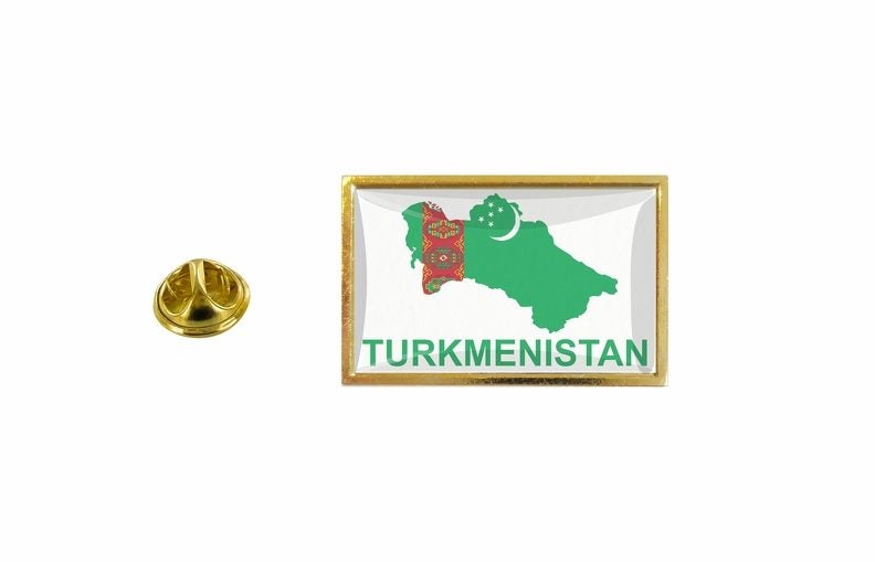 pins pin's flag national badge map hat country TM turkmenistan Carousel 1