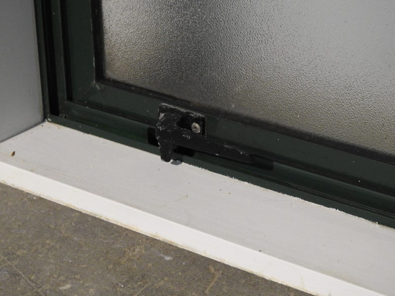 Permanent Green Aluminium Awning Window With Obscure Glass H1000xW800 NL9747 Carousel 3