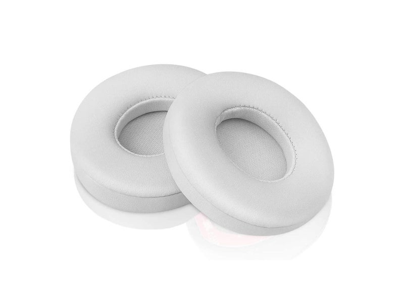 2Pcs Replacement Earpads Cushion for Solo 2.0/3.0 Wireless Headphone (White) Carousel 2