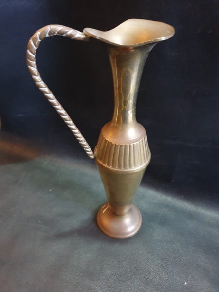 Solid Brass Pitcher 