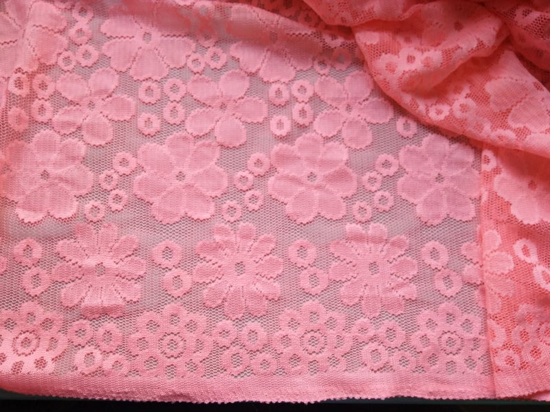 Lace fabic non stretch Carousel 1