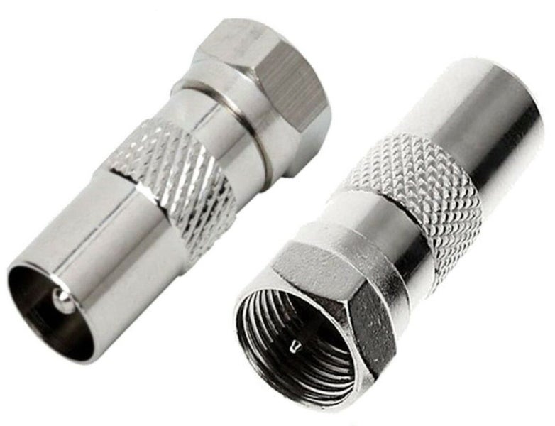 PAL Coax Male Plug / F Male Plug Adapter Connector Carousel 1