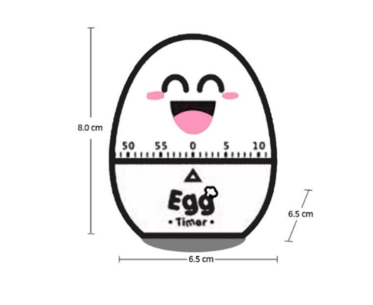 4PCS Kitchen Gadget Cartoon Cute Egg Timer Carousel 4
