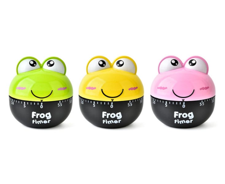 3PCS Frog Shape Mechanical Timer Carousel 1