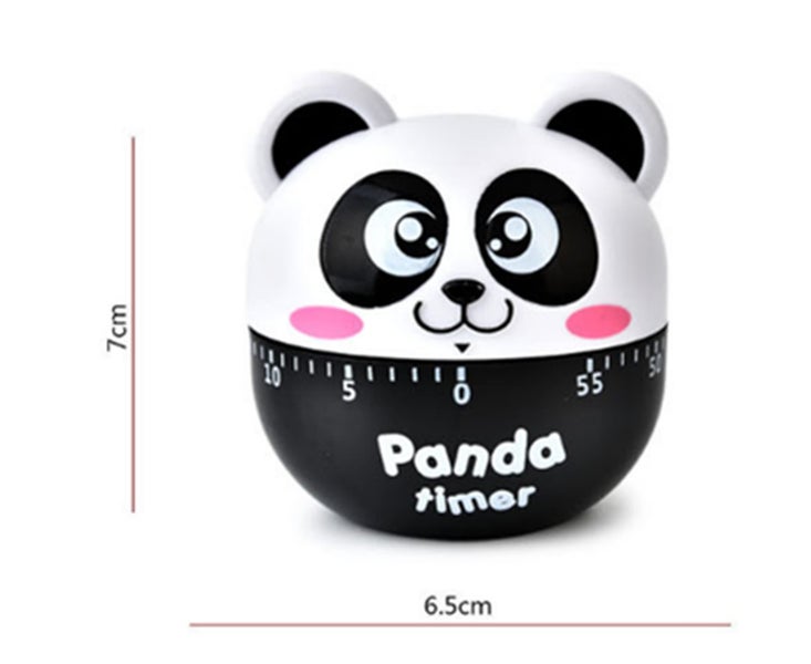 3PCS Panda Shape Timer Kitchen 60 Minutes Timer Carousel 3