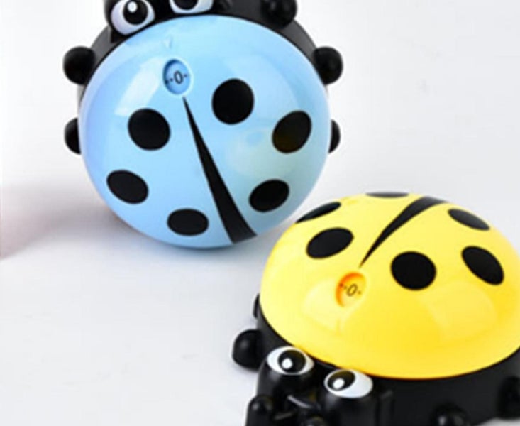3PCS Ladybug Shape Magnetic Timer Kitchen Mechanical Timer Carousel 2