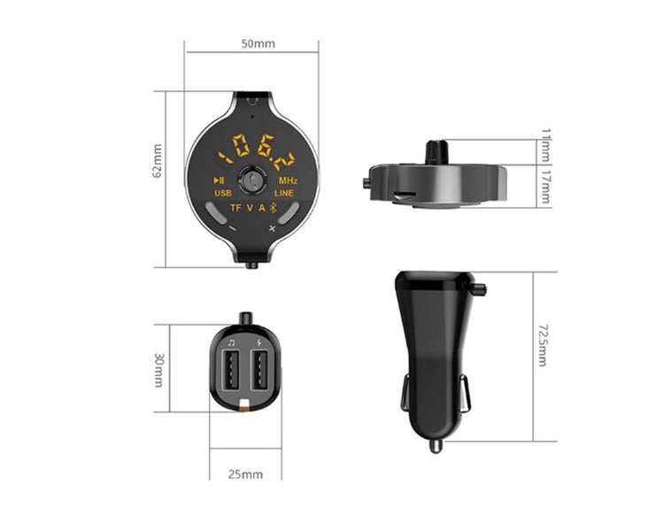 Car Round Screen Bluetooth Player Carousel 3