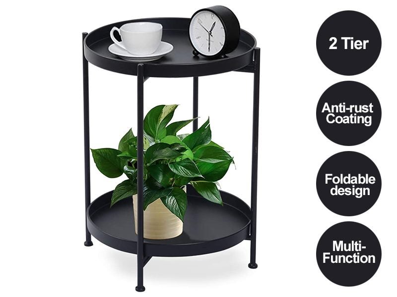 Side Table-Black Carousel 1