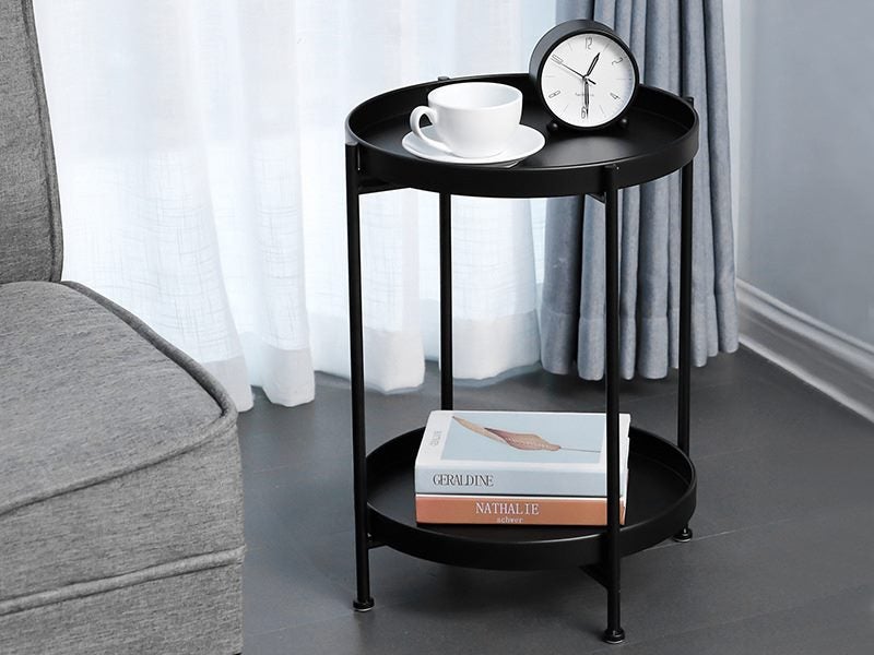 Side Table-Black Carousel 2