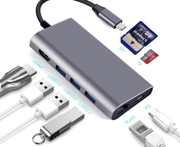 8-in-1 Type-c To Hdmi Multifunction Converter Carousel 2