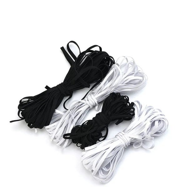 Elastic Band 10M X 6mm WHITE Carousel 1